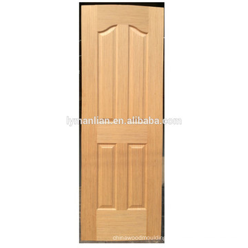 natural wood door board skin moulded door skin melamine  wood veneer door skin